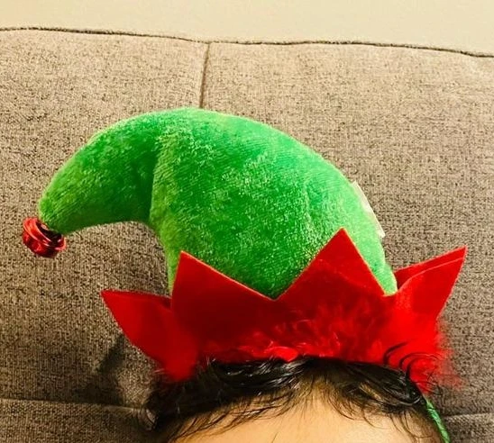 Elf Hat Headband with Bell