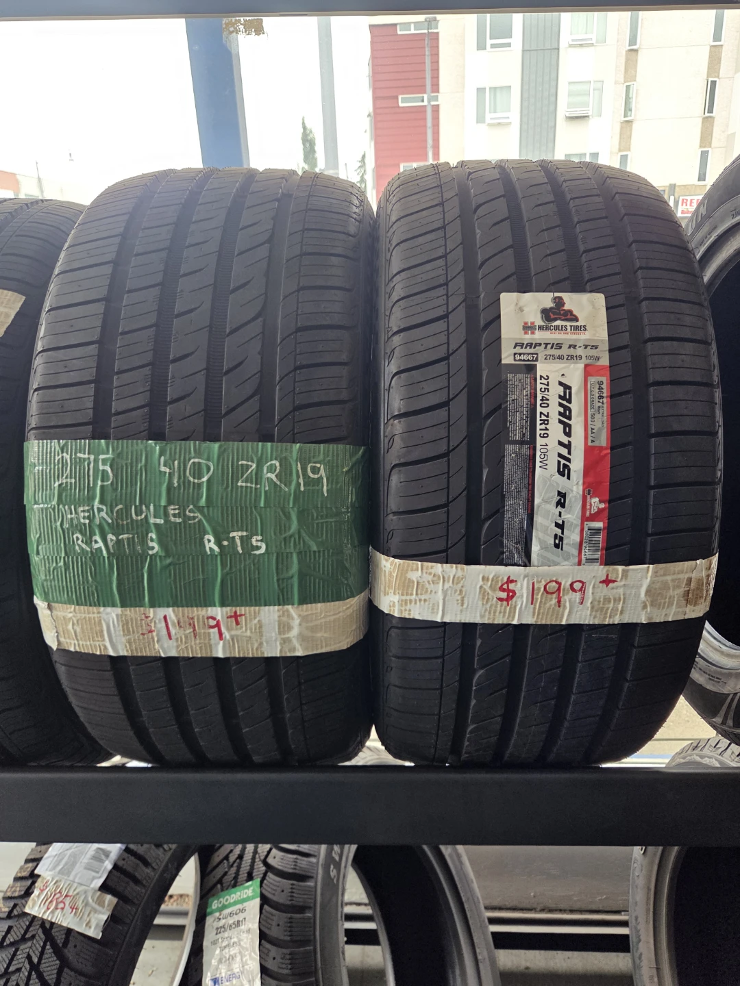 Hercules Raptis R-T5 Tires - 275/40 ZR19