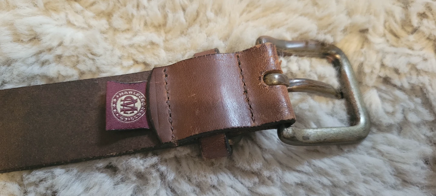 Vintage Marlboro Classics Brown Leather Belt - photo 3