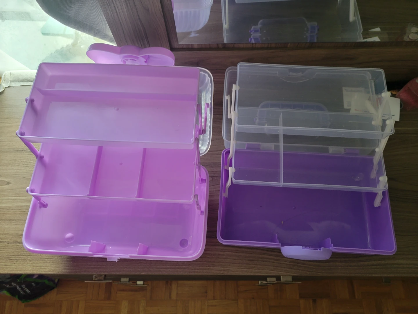 $10 each Purple Hello Kitty Style Organizer Box - photo 2