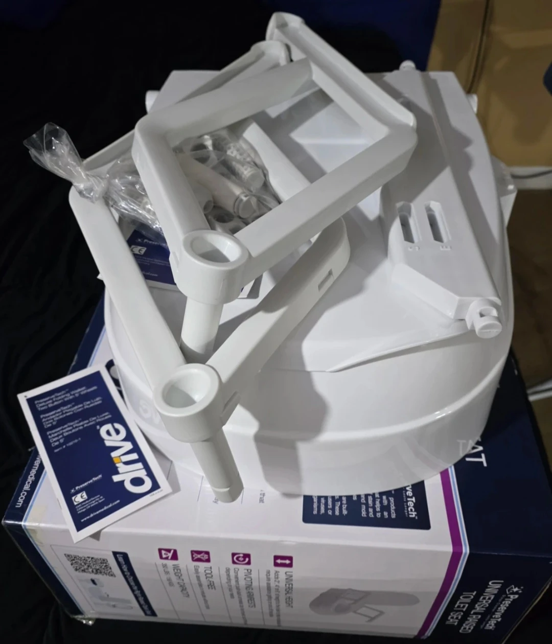 BNIB Drive Medical PreserveTech Universal Raised Toilet Seat - photo 5