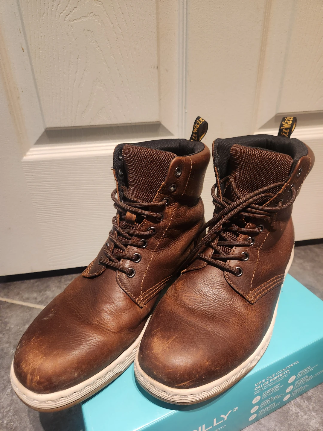 Dr. Martens Brown Leather Lace-Up Boots - photo 2