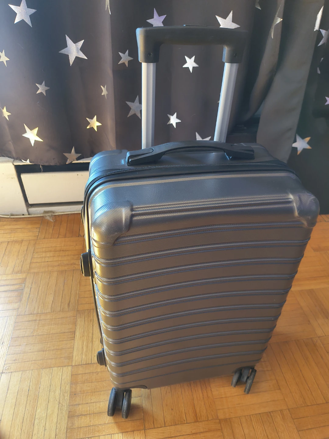 Grey Hardside Luggage