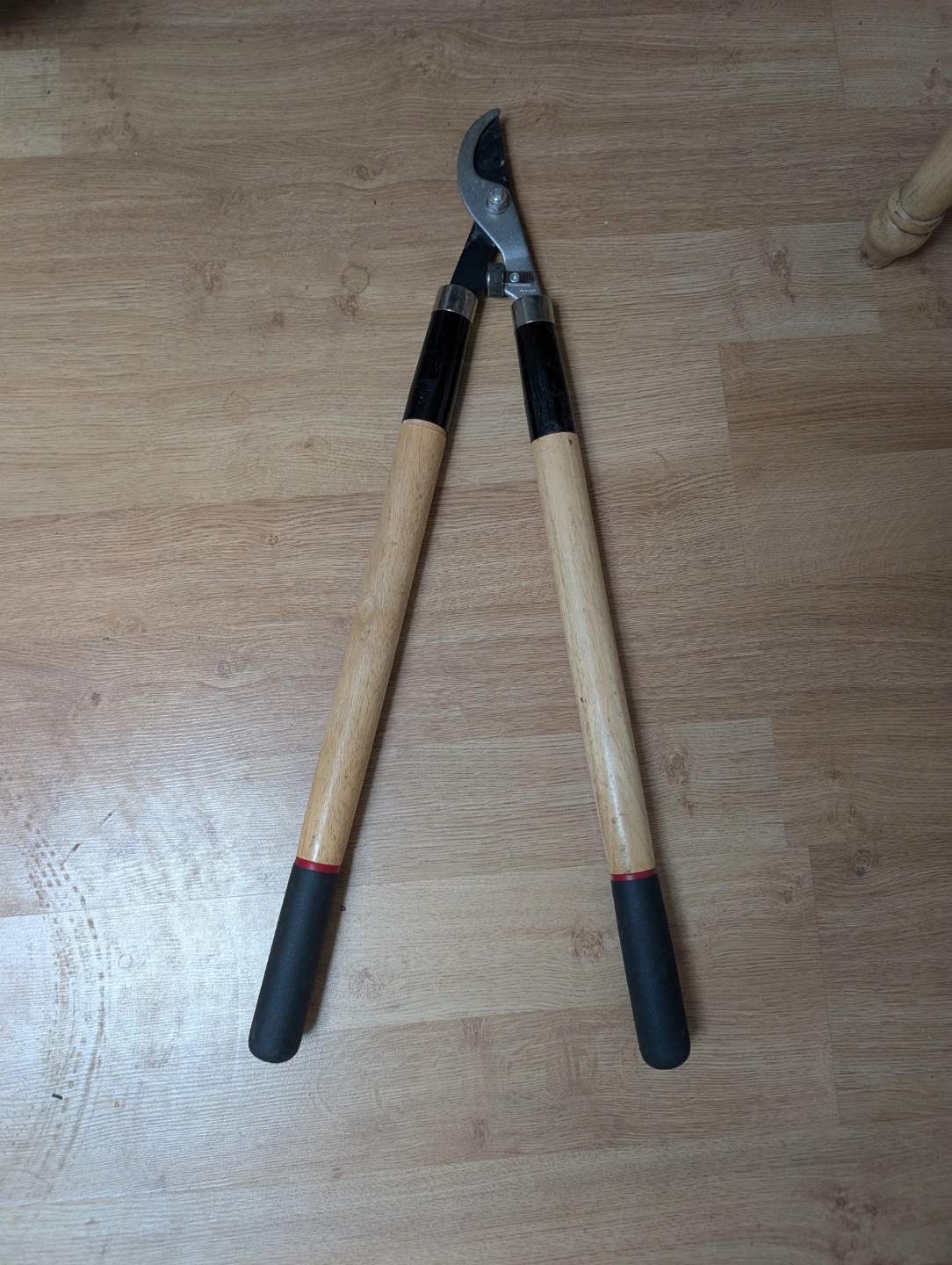 Heavy Duty Hedge Shears with Wooden Handles