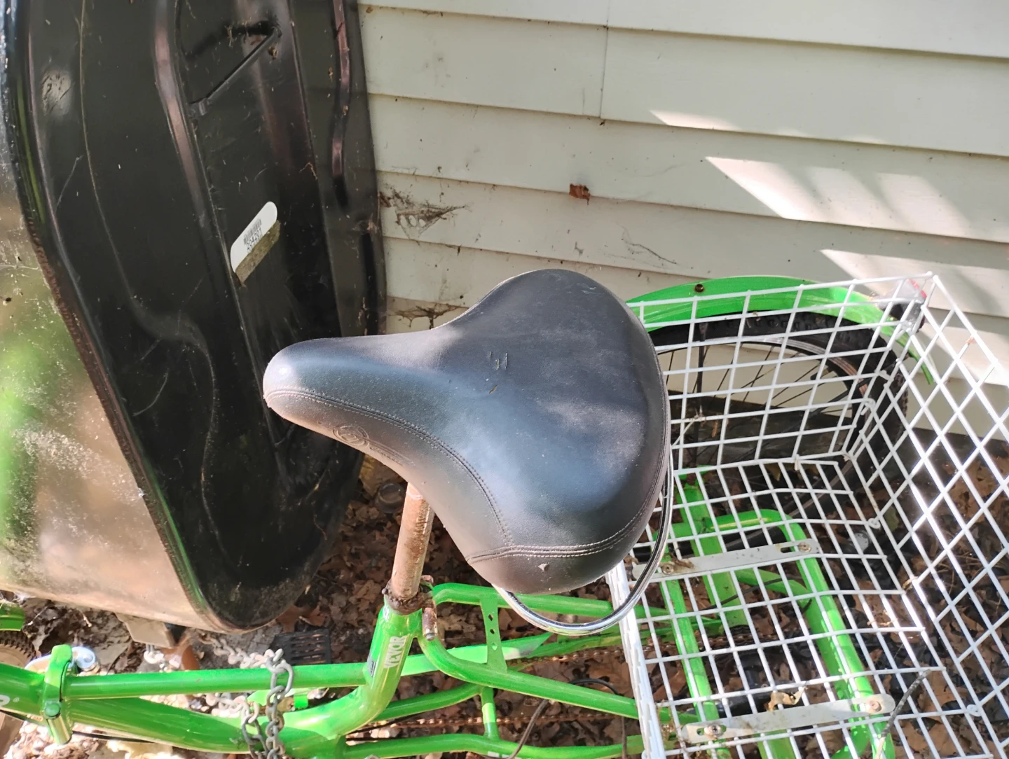VEVOR Green Adult Tricycle with Basket - photo 5