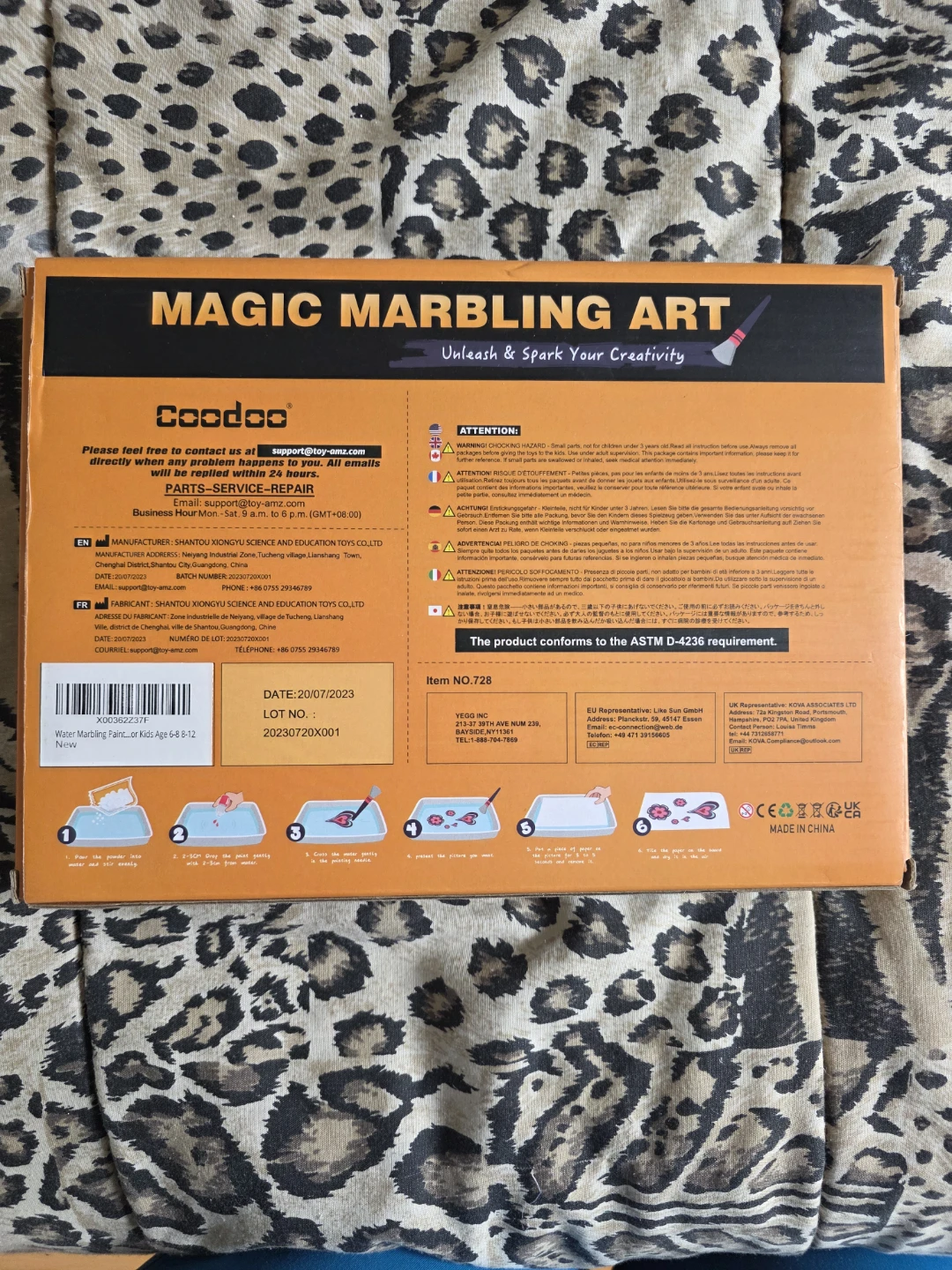 Coodoo Magic Marbling Art Kit - photo 2