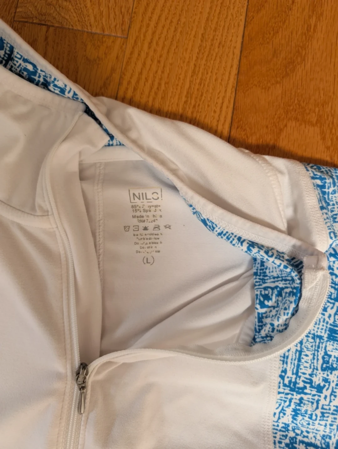 NILC Long Sleeve Zip-Up Athletic Top size L - photo 3