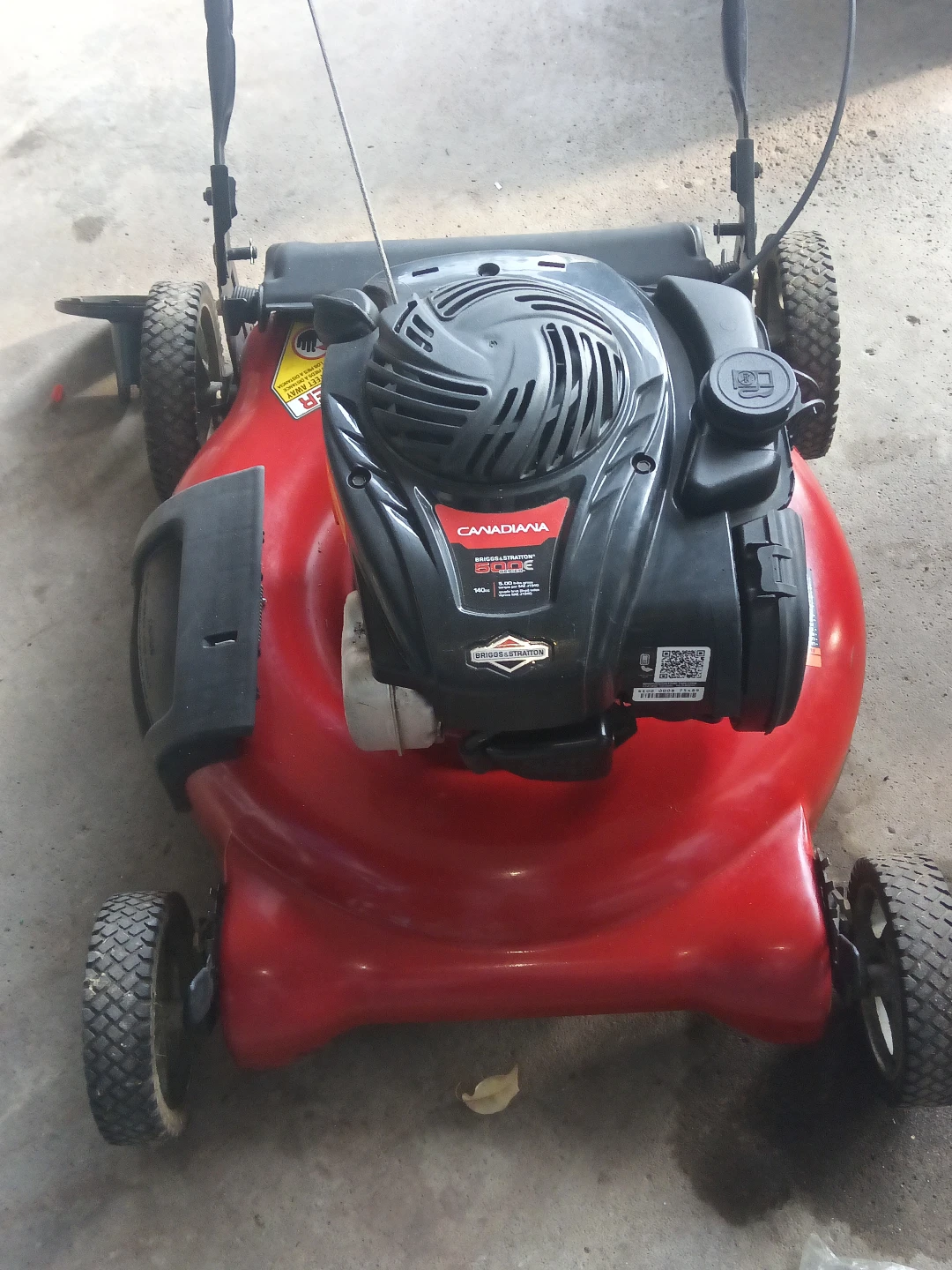 Canadian "Super Bagger" Mower