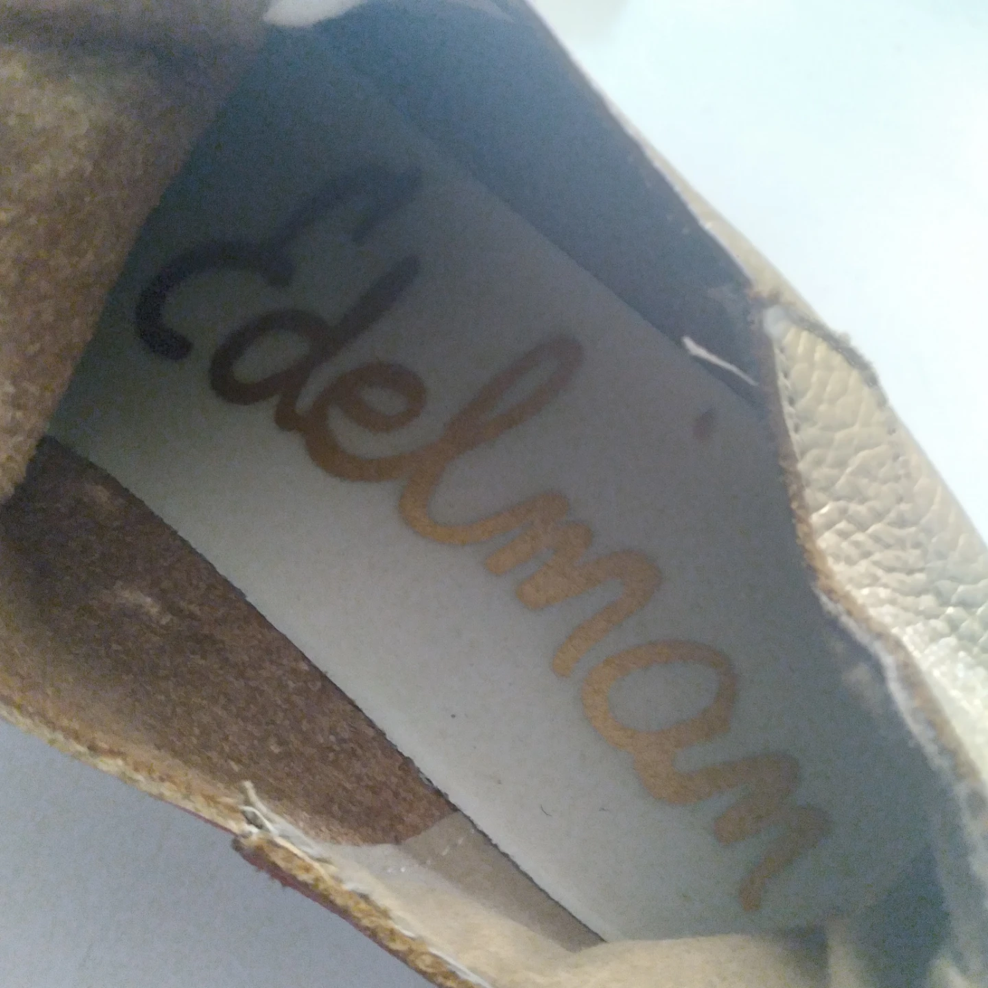 Sam Edelman Gold Sneakers