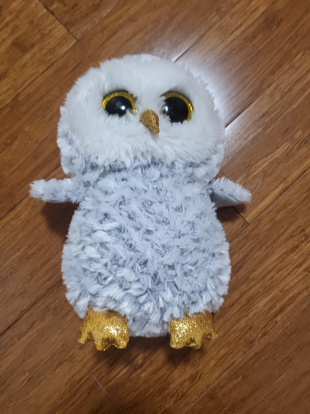 Plush Owl, Popcorn, and a grey bunny - photo 3