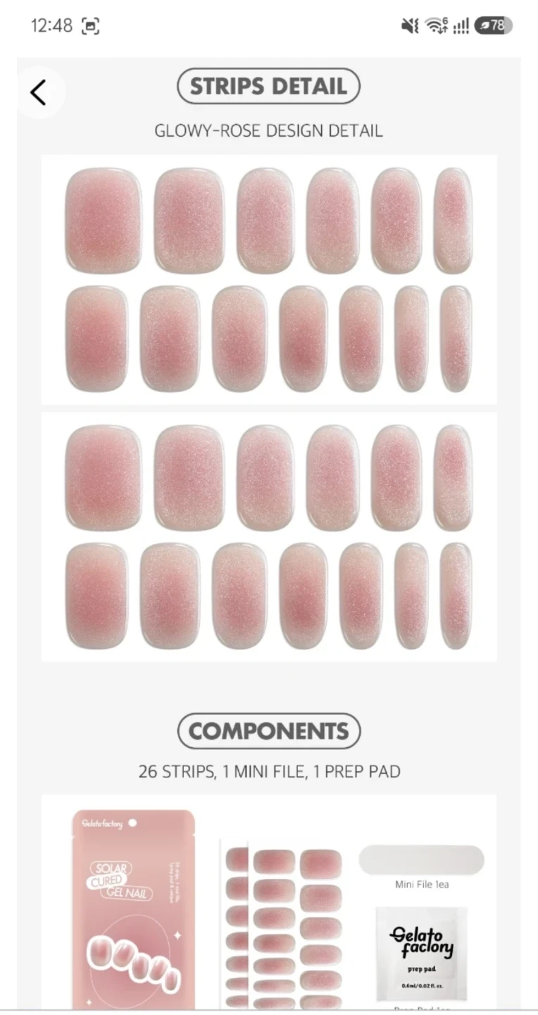 brand new solar gel nail strips - Gelato Factory - photo 2