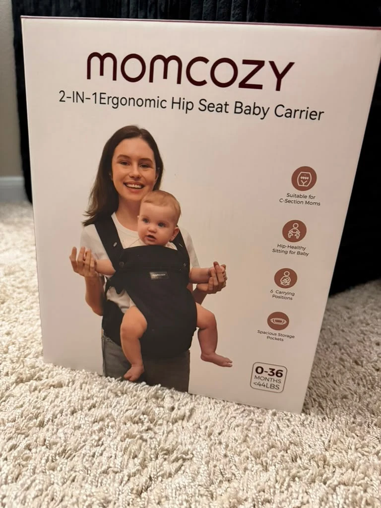 MOMCOZY 2-IN-1 Ergonomic Hip Seat Baby Carrier