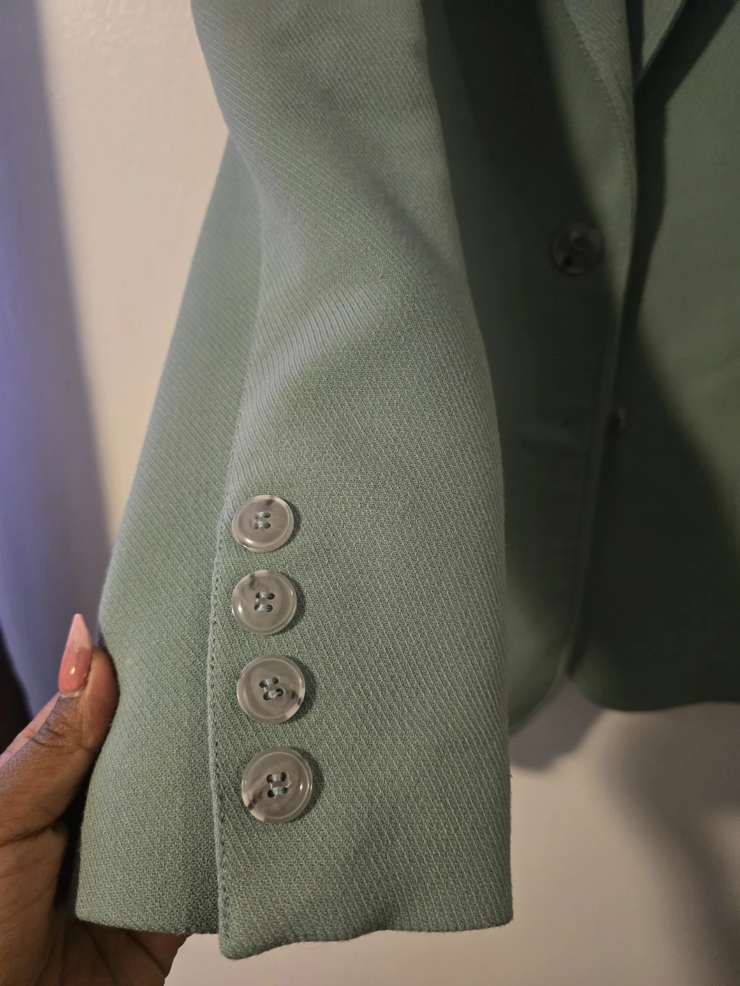 VICUN STUDIO Sage Green Blazer Size S - photo 4