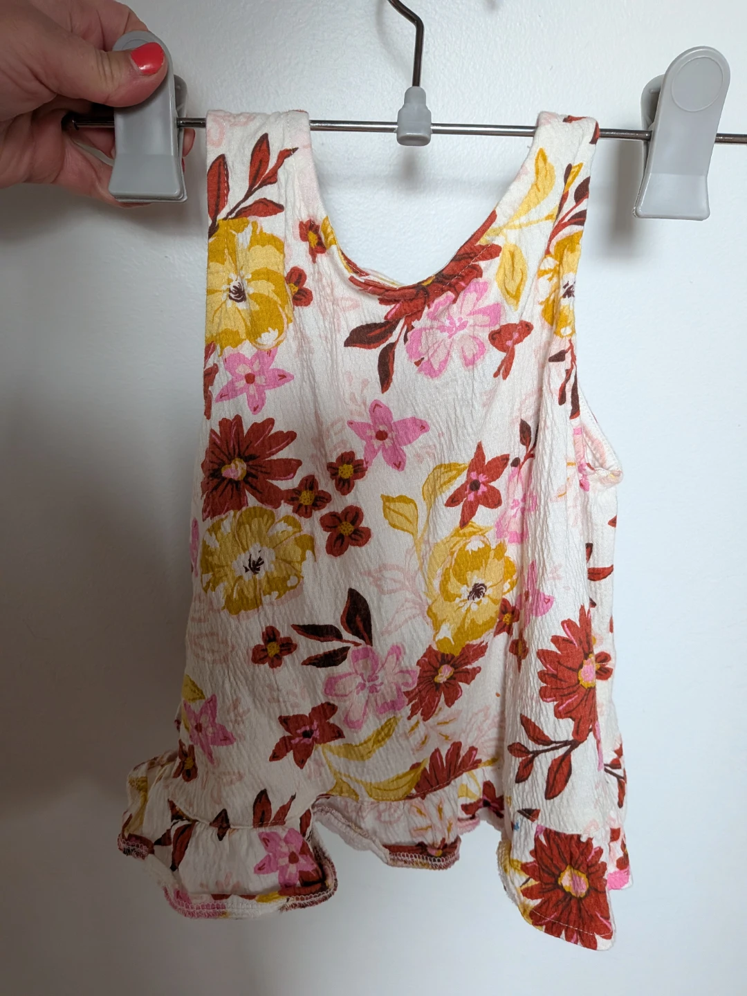 Sigrid Olsen Girls cotton whimsical floral outfit , size 6 - photo 3