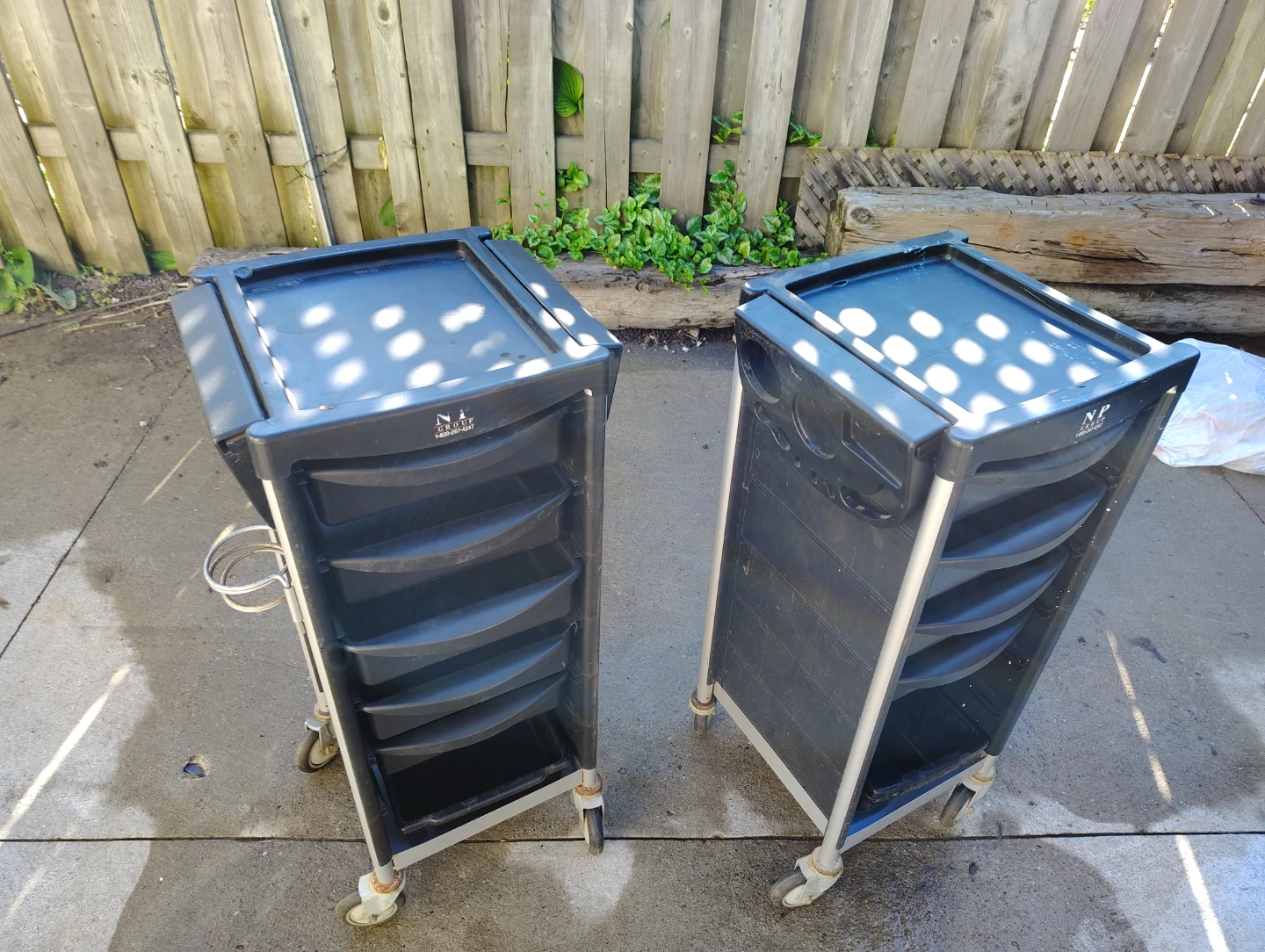 Salon Trolley Carts (Set of 2)