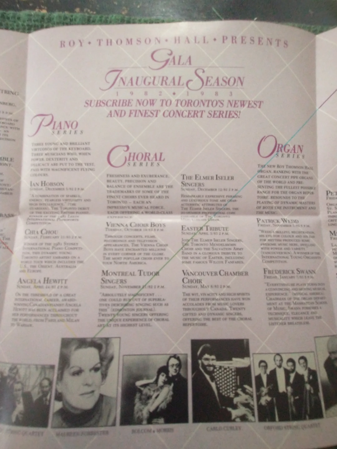 1982-1983 Roy Thomson Hall Inaugural Season Brochure - photo 5