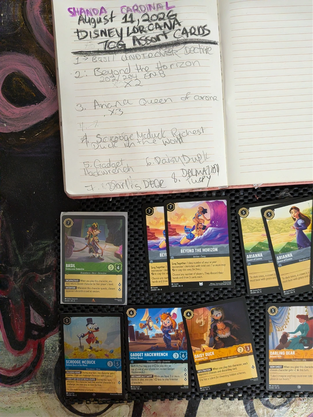 Disney Lorcana TCG Assorted Cards