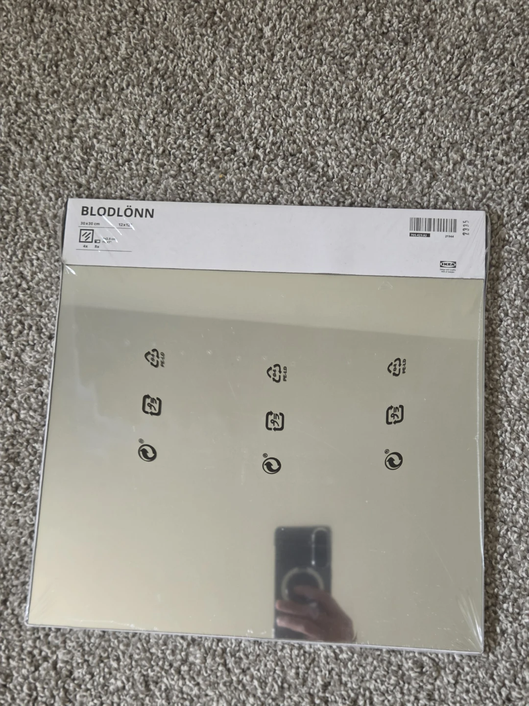 IKEA BLODLÖNN Mirror Set