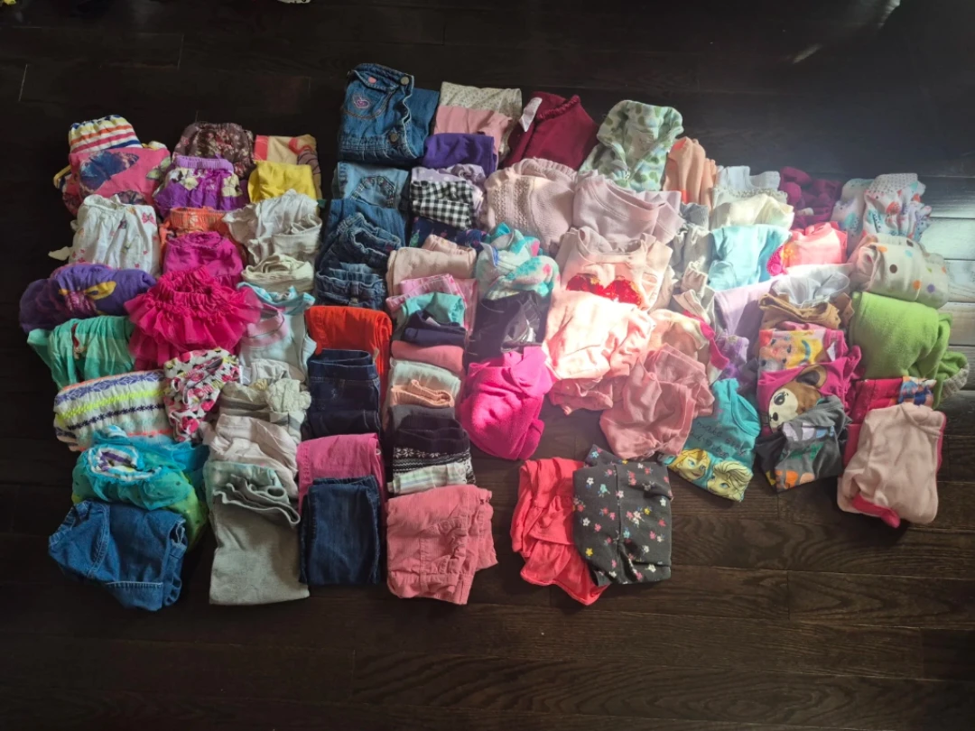 Huge 123pc Toddler Girls Clothes Bundle