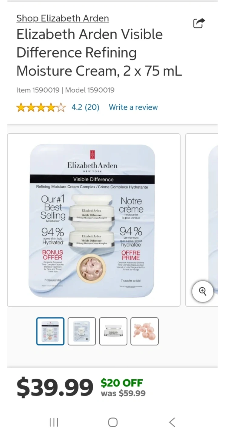 Elizabeth Arden Visible Difference Refining Moisture Cream