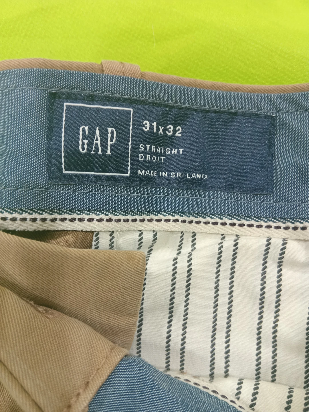 GAP Straight Fit Chinos 31x32