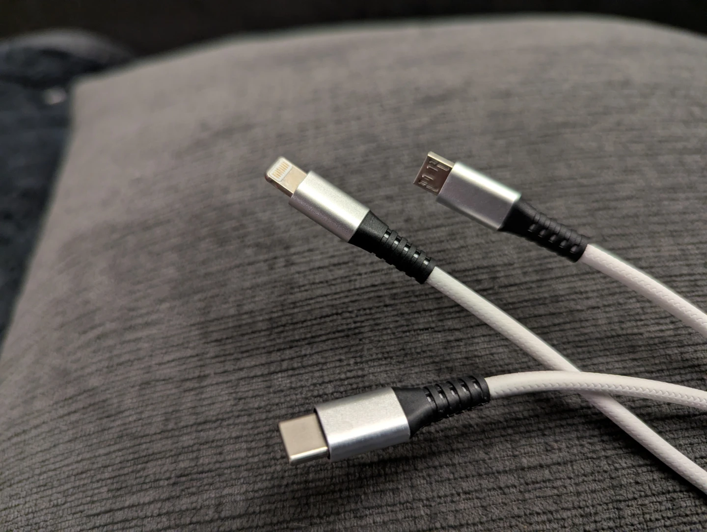 3 in 1 Braided USB Charging Cable - photo 2