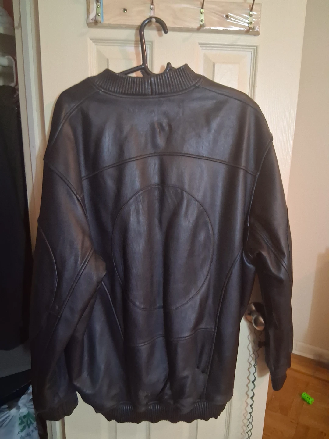 Bubble Well Leather Bomber Jacket - photo 4