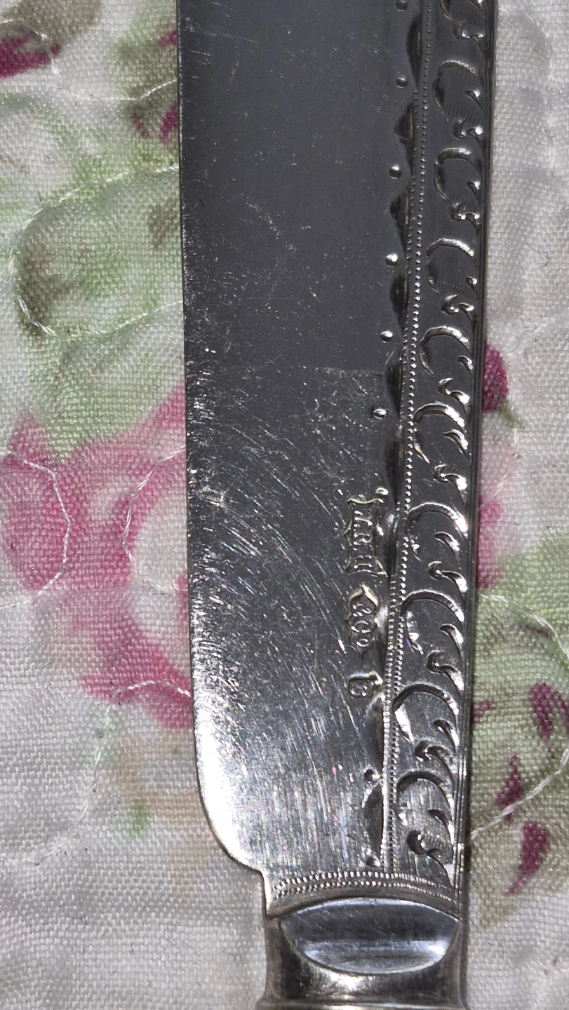 Set of 4 Vintage Butter Knives with Mother of Pearl Handles - photo 5