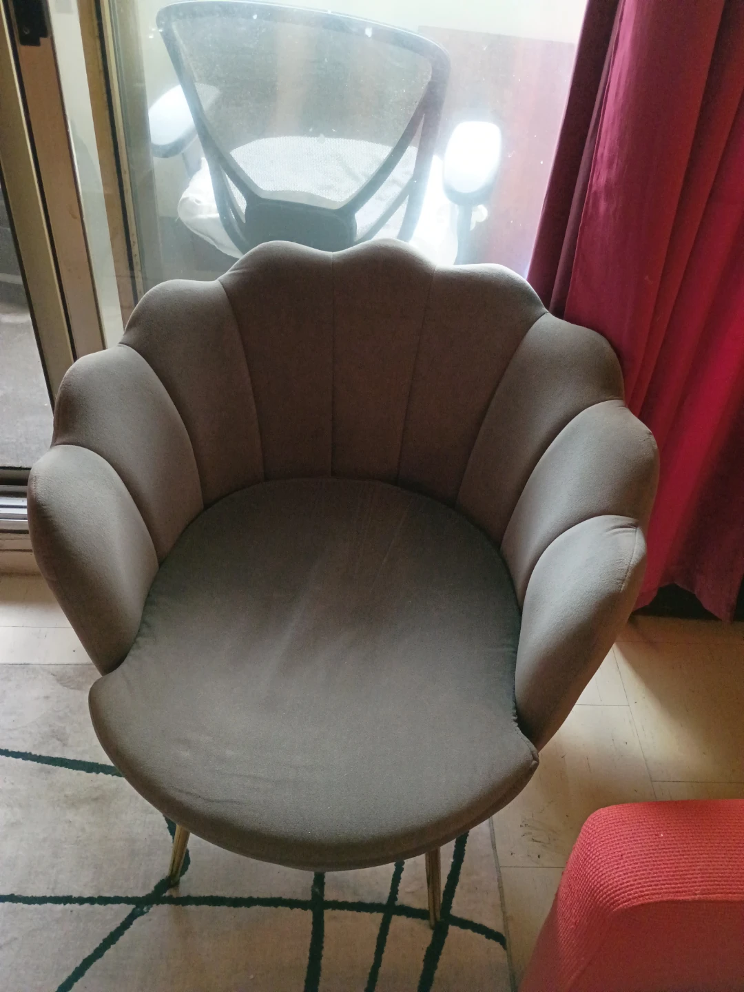 Velvet Accent Chair