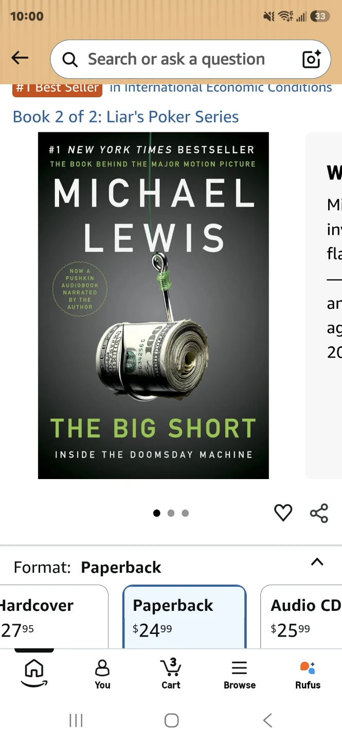 Michael Lewis The Big Short Paperback Book - photo 3
