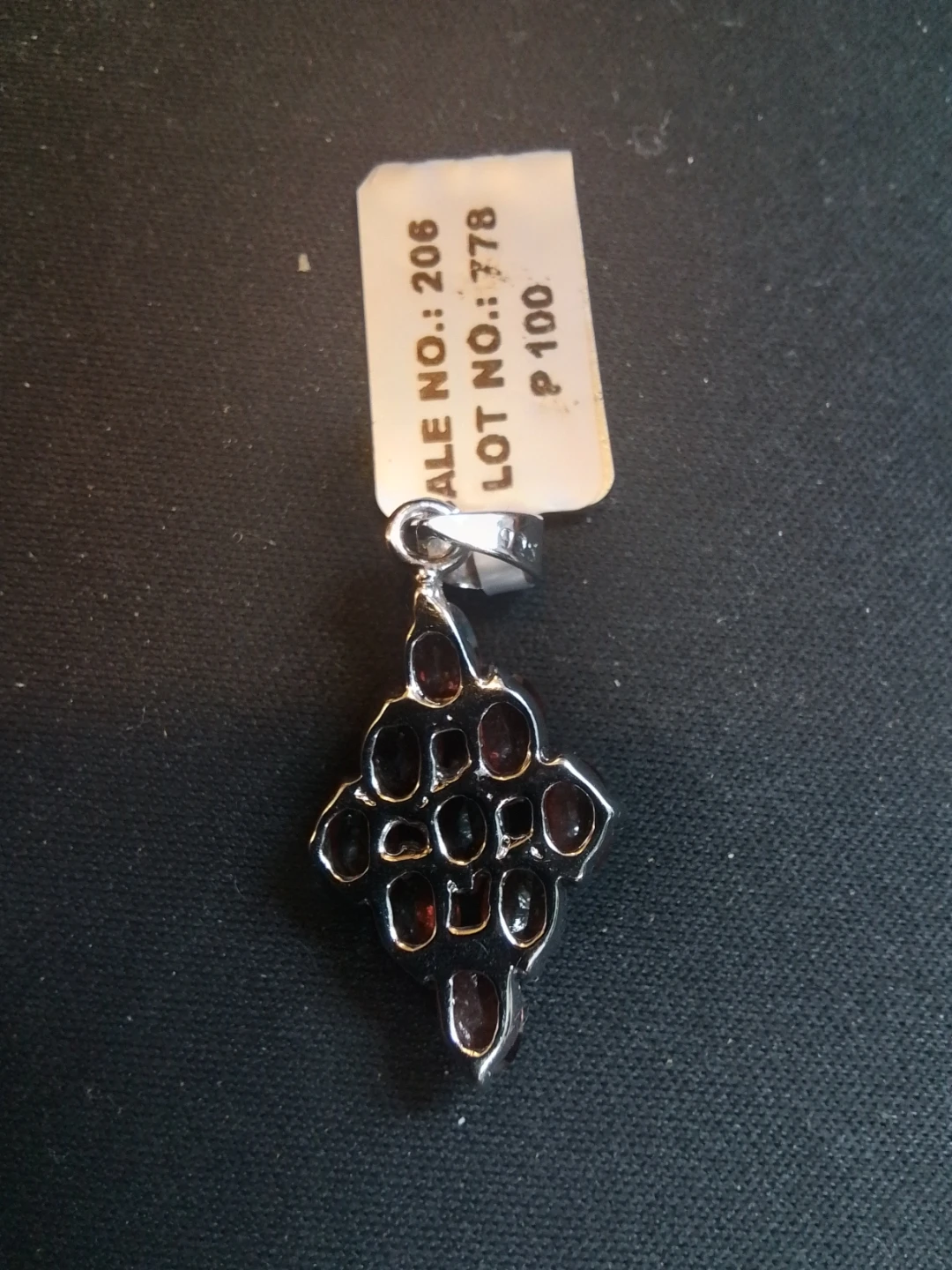 Exquisite Vintage Sterling Silver & Natural Red Garnet - photo 4