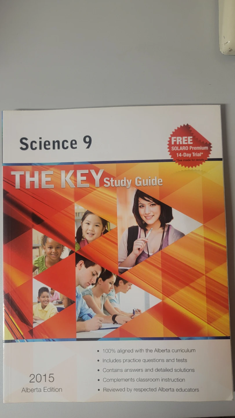 The Key Science 9 Study Guide Alberta Edition 2015
