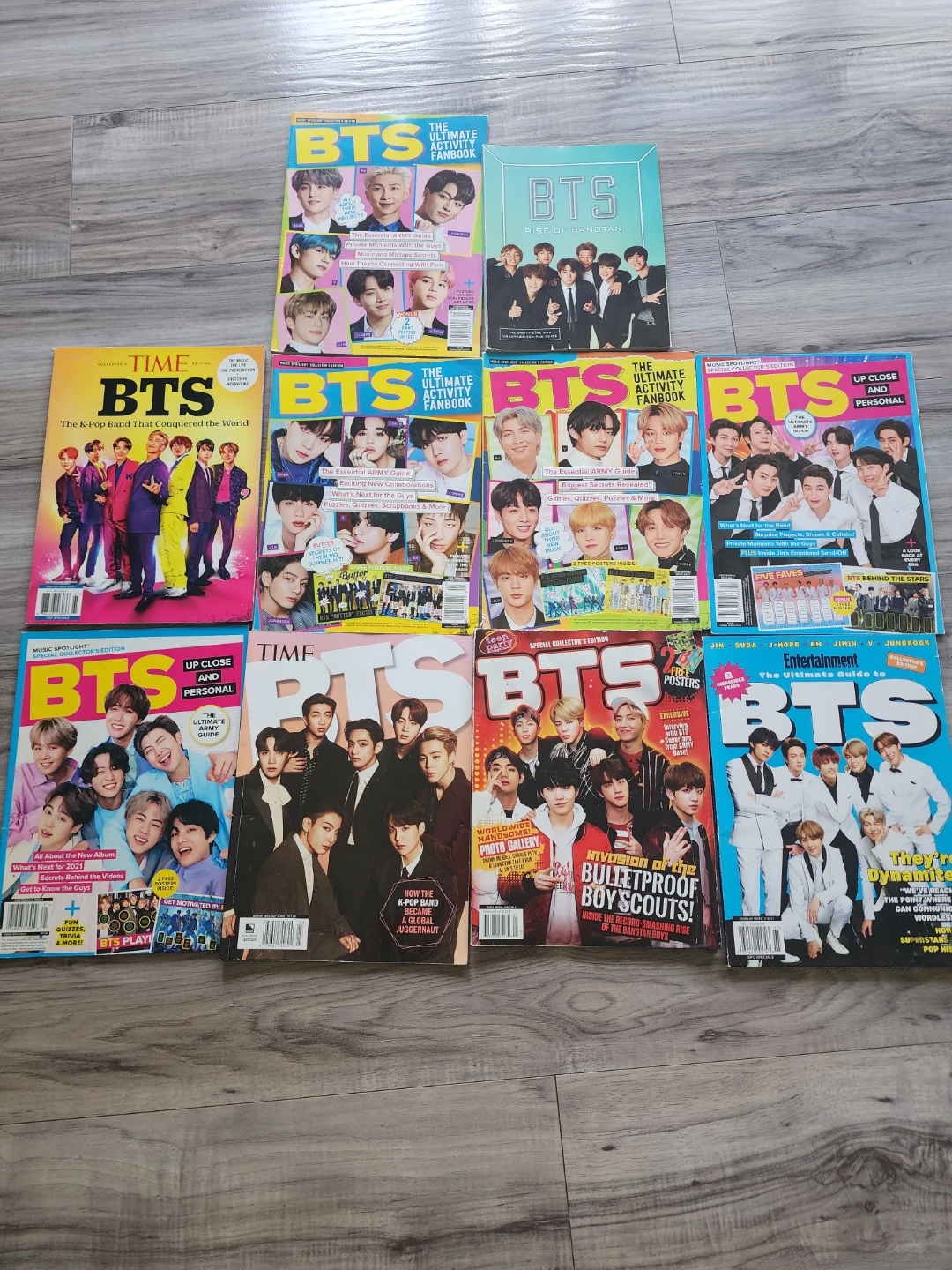 Collection of BTS Magazines