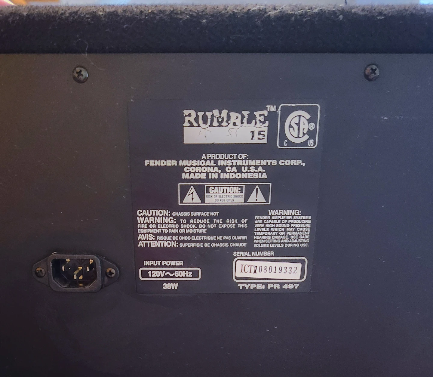 Fender Rumble 15 Bass Amplifier - photo 3