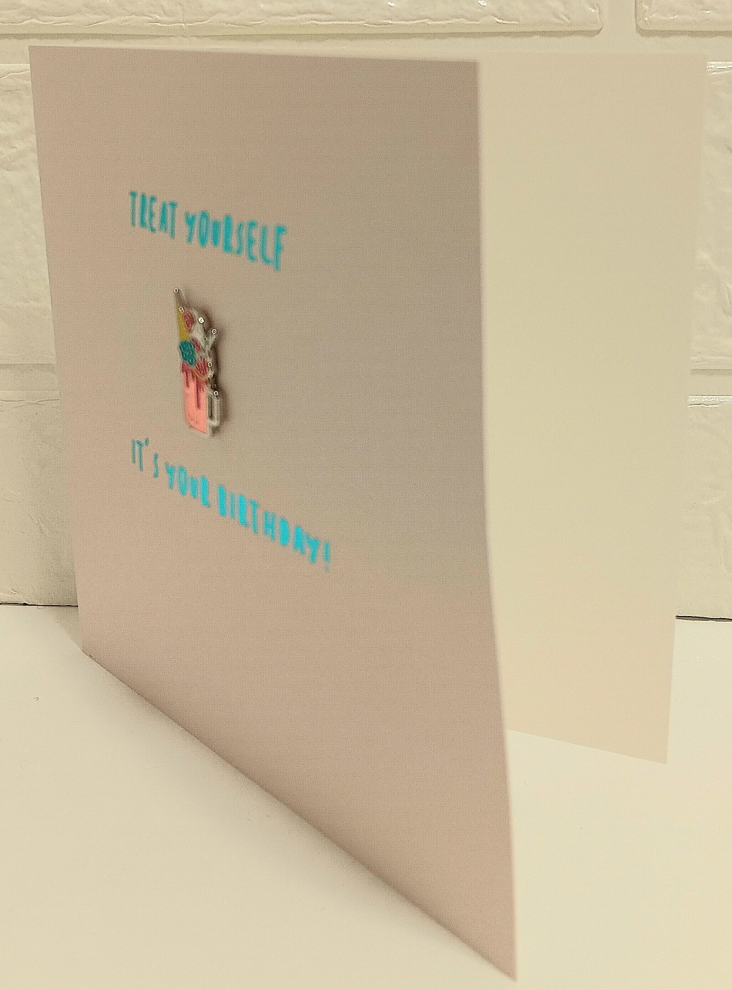 🎂Marcel Schurman Birthday Greeting Card with Enamel Pin🎂 - photo 3