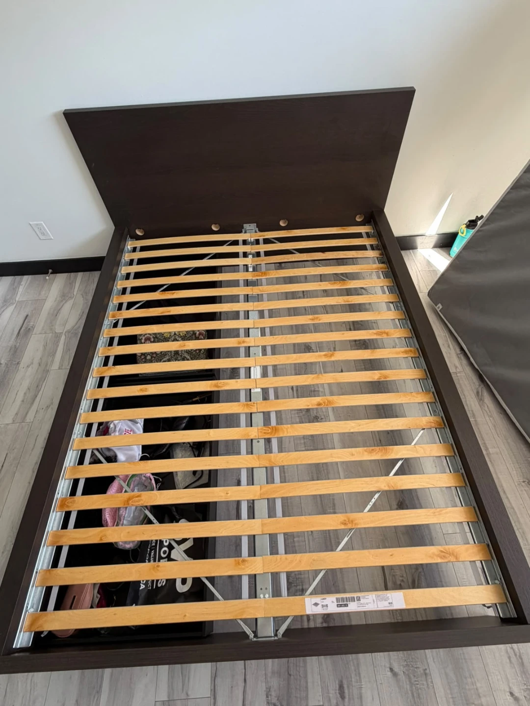 IKEA Malm Bed Frame with Drawers - Dark Brown