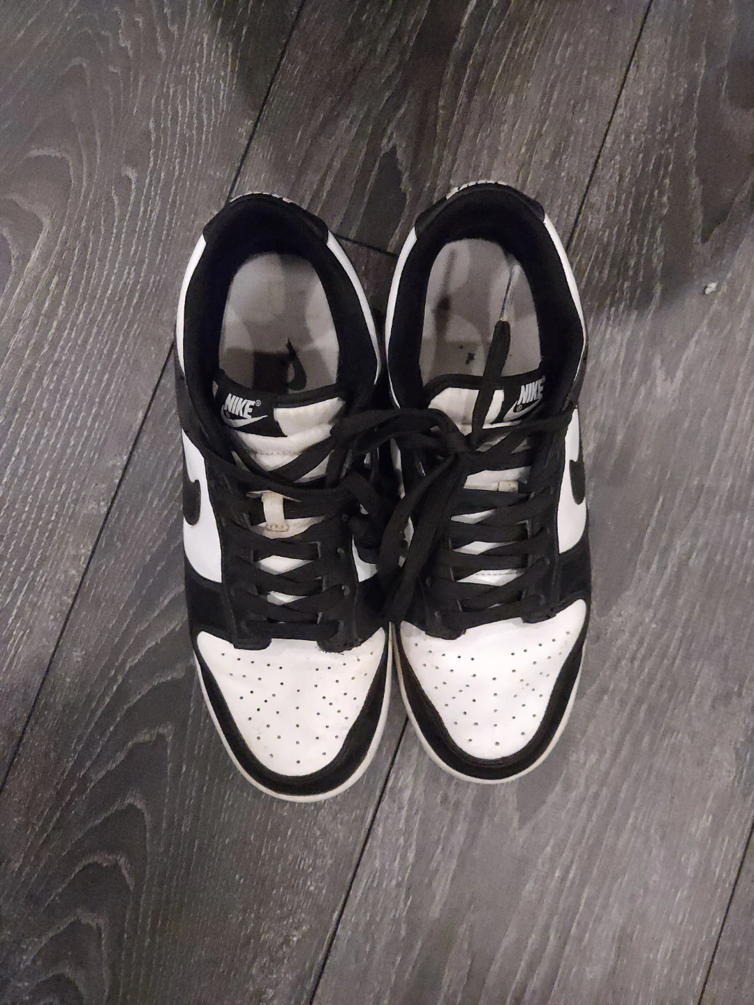 Nike Dunk Low Black White Sneakers - photo 4