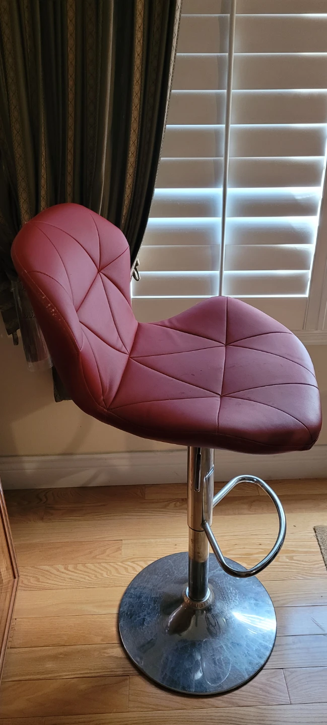 Pink Adjustable Bar Stools – $80 for Both - photo 3