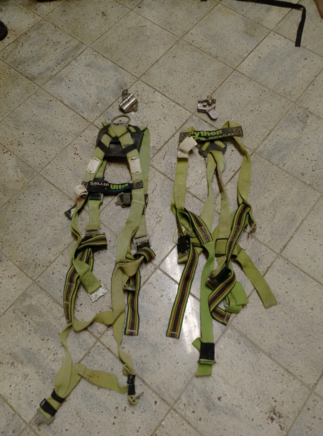 Python Duraflex Harness and Miller Ultra Safety Harness