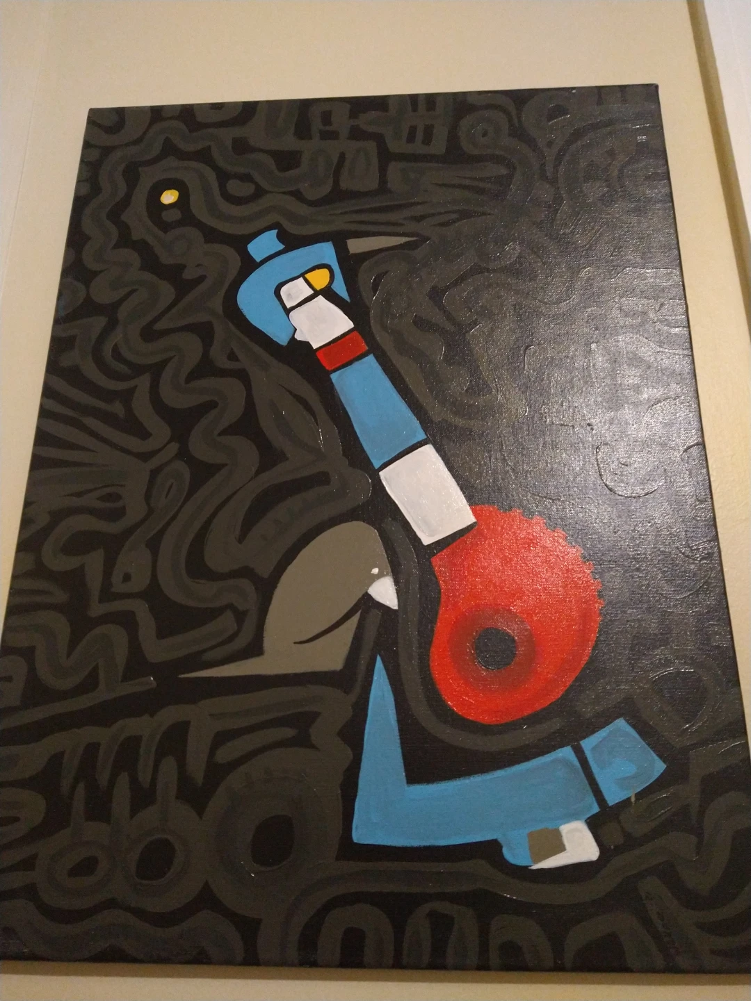 Original Abstract Art Canvas Paintings - photo 2