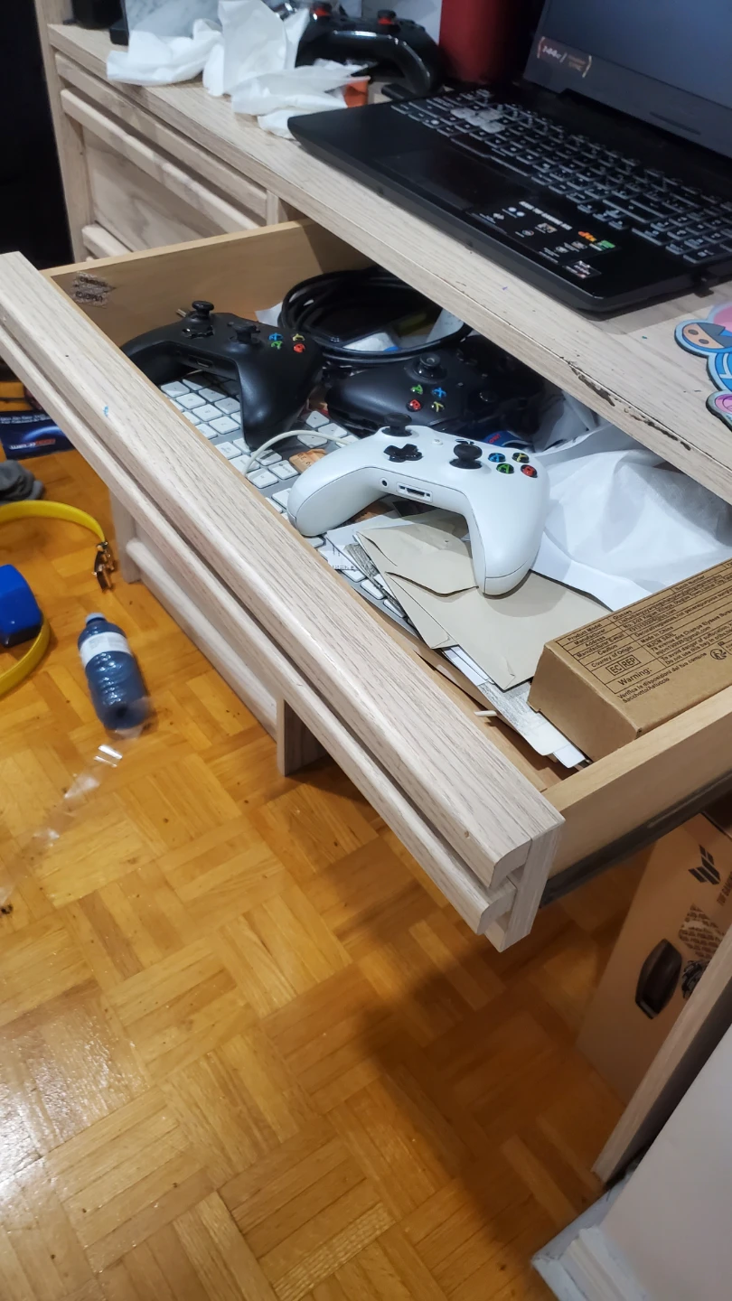 Wooden Loft Bed with Desk and Storage - photo 5