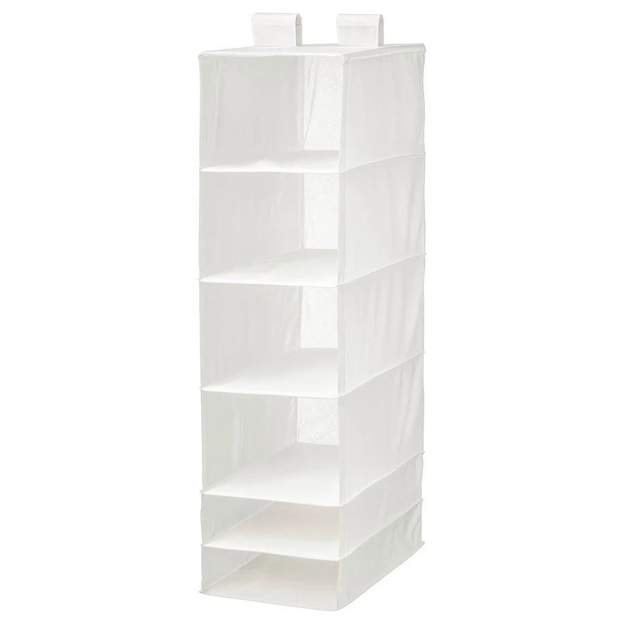 SKUBB White hanging organizer, 6 shelves - photo 2
