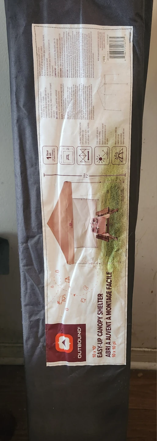 New Outbound 10' x 10' Easy-Up Canopy Shelter - photo 2