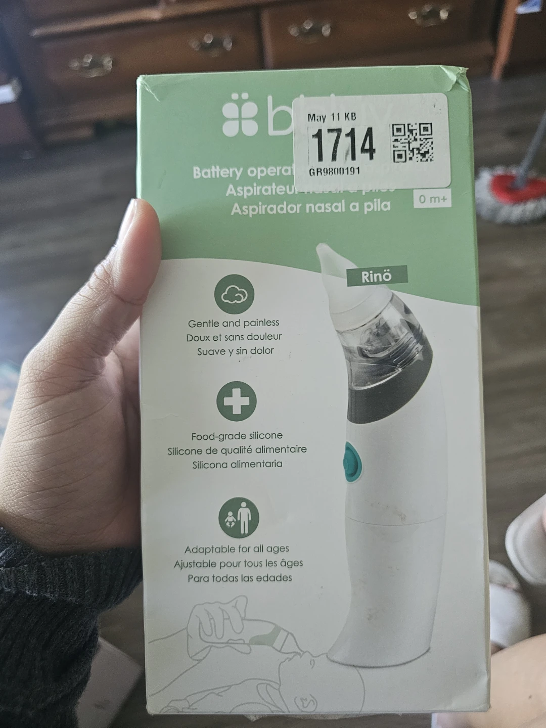 Bbluv Rinö Battery Operated Nasal Aspirator