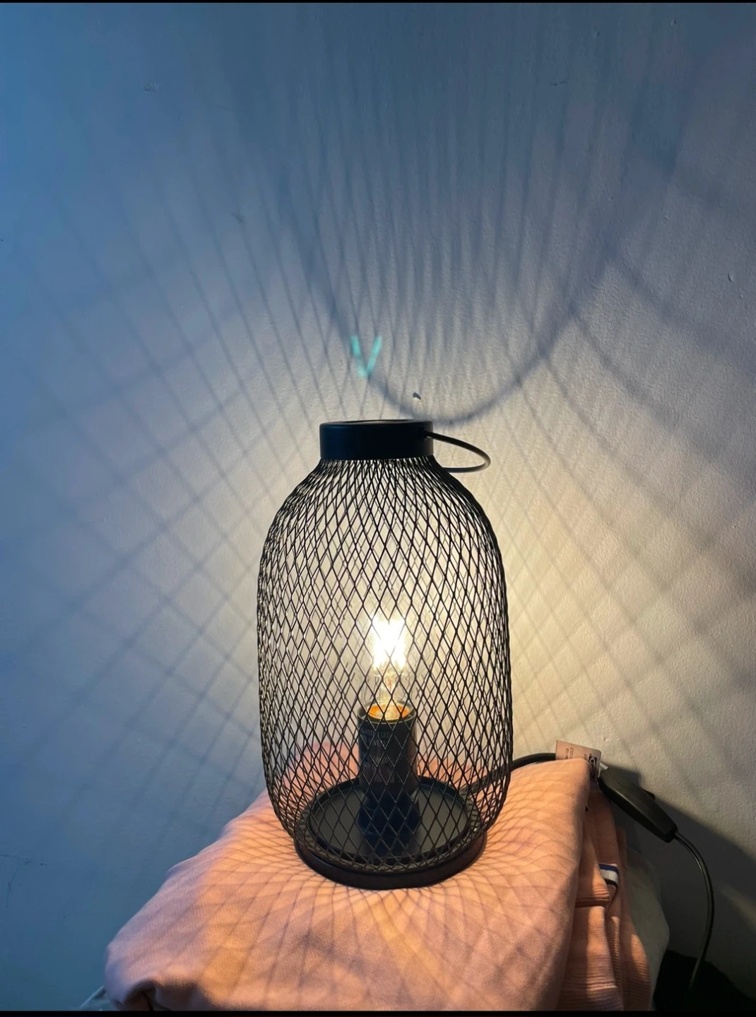 Black Metal Lantern Lamp (Luftmassa IKEA) - photo 2