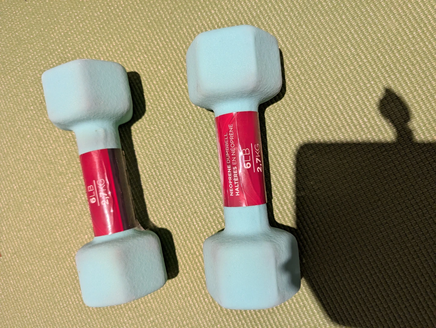 Neoprene Dumbbells - 6LB / 2.7KG