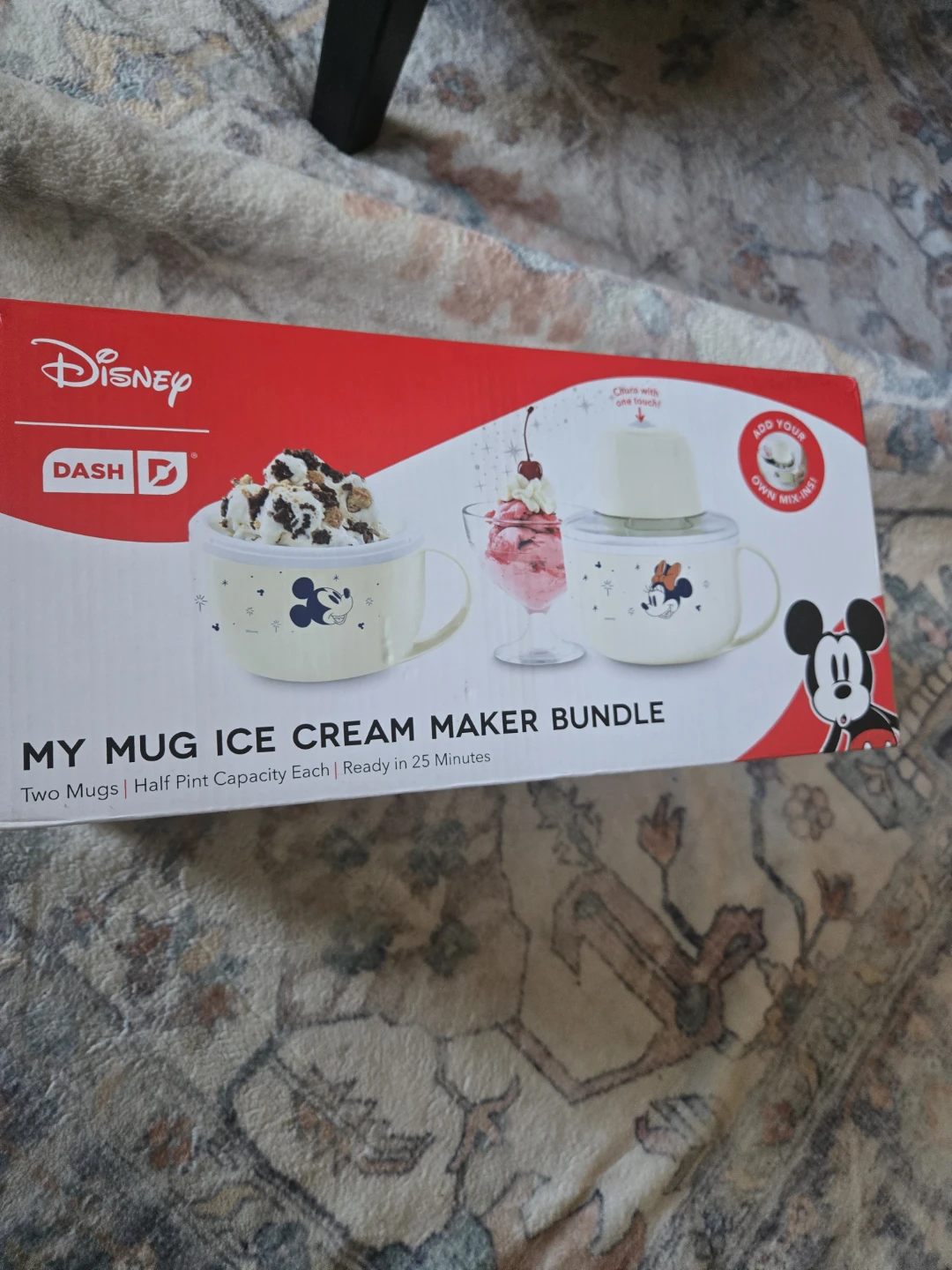 Disney Dash My Mug Ice Cream Maker Bundle
