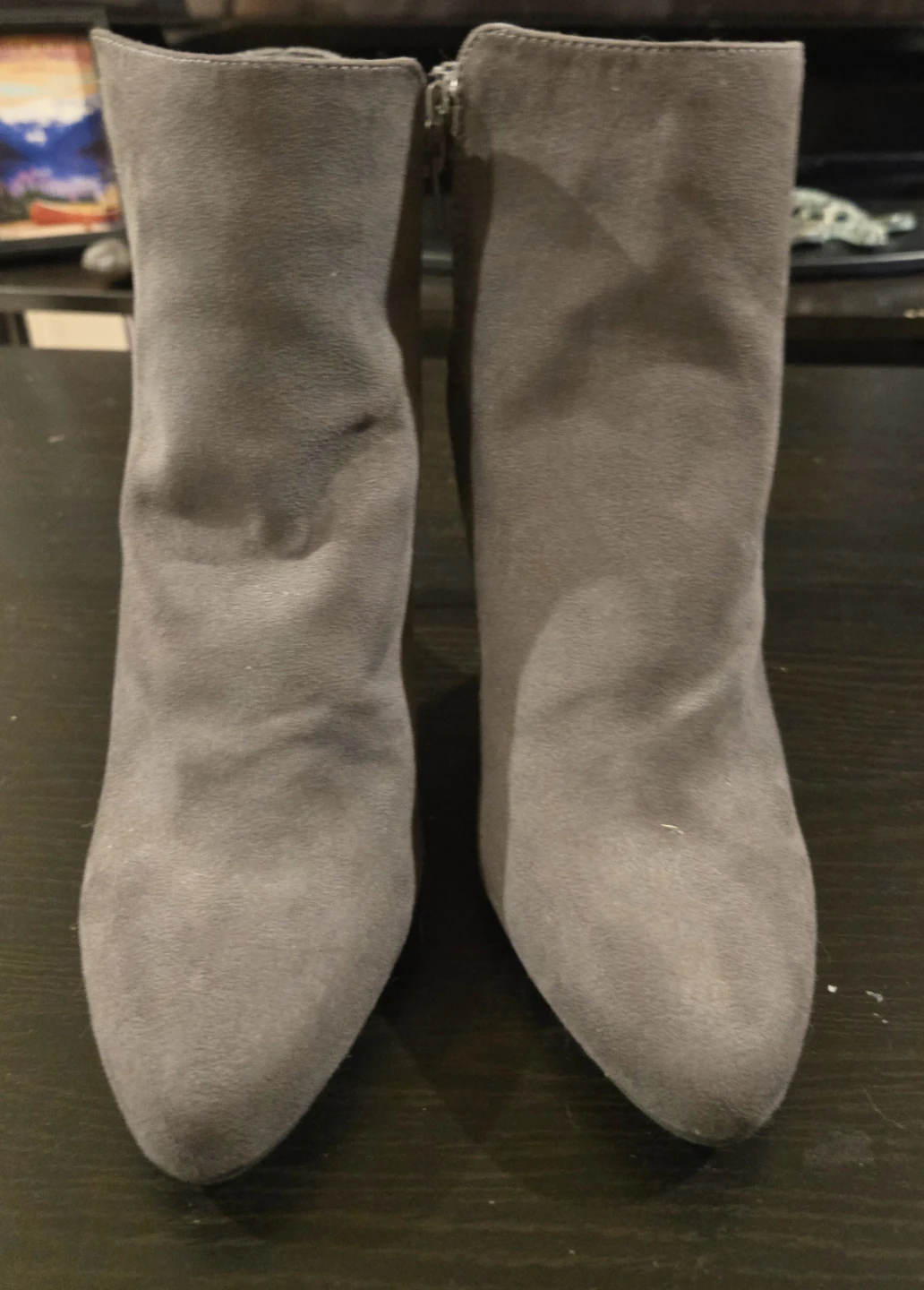 DexFlex Grey Quilted Ankle Boots - photo 4