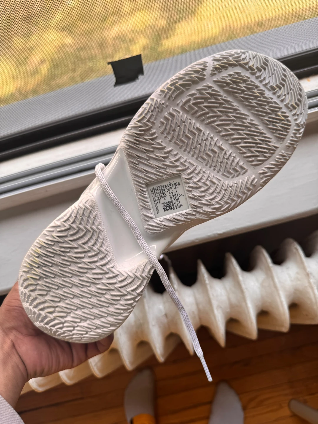Jordan Why Not Zero 3 Triple Whites - photo 4
