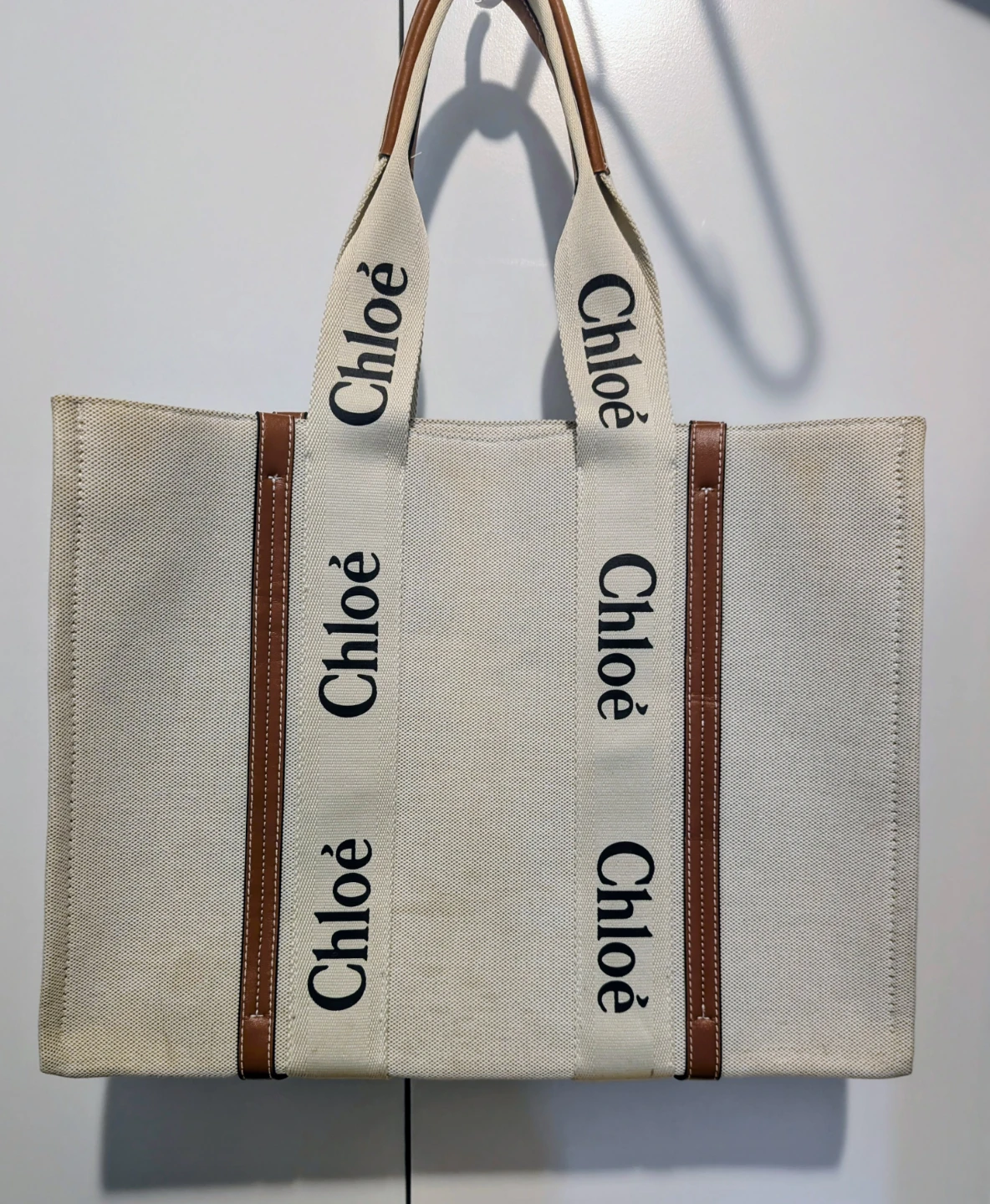Chloé Canvas Tote Bag